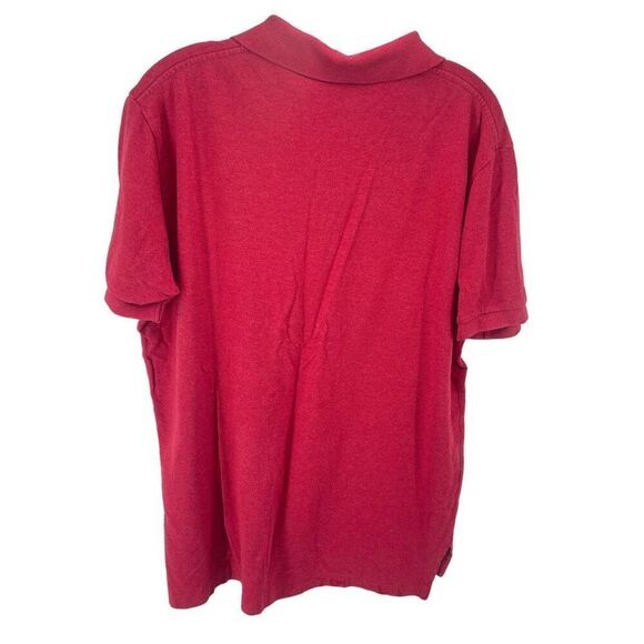 Polo Ralph Lauren Mens Polo Shirt 100% Cotton Logo Short Sleeve Large Red - Picture 7 of 8